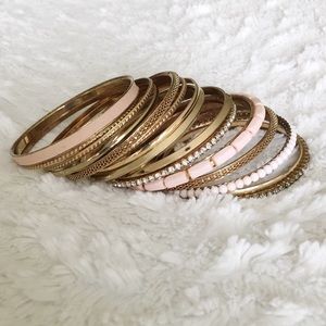 Statement Stacking Bracelet Set